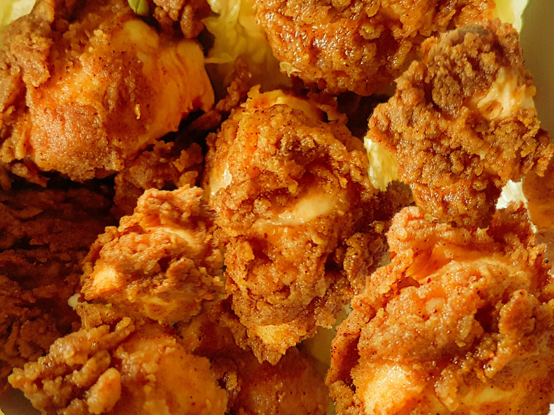 Crispy fried chicken